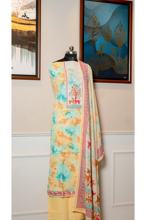 Mystic Meadow – Digital Print Cotton Elegance