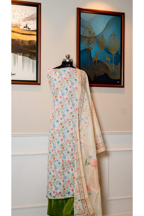 Celestial Bloom – Digital Kota Cotton Ensemble
