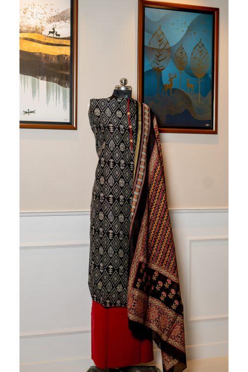 Mystic Forest – Chanderi Cotton Elegance
