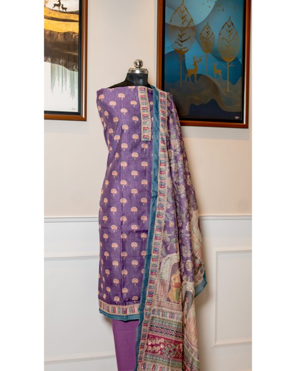 Royal Heritage – Chanderi Kantha Embroidery - Image 2