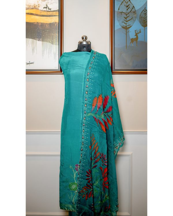 Bloom – Brocade & Chiffon Fusion - Image 2