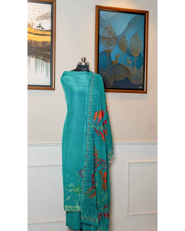 Bloom – Brocade & Chiffon Fusion