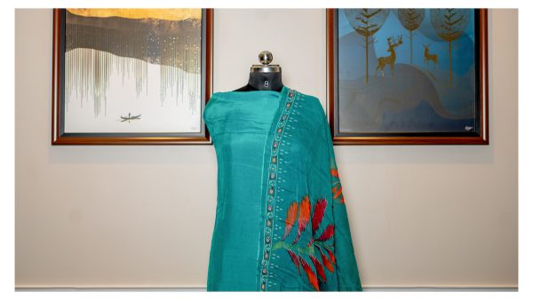 Bloom – Brocade & Chiffon Fusion - Image 3