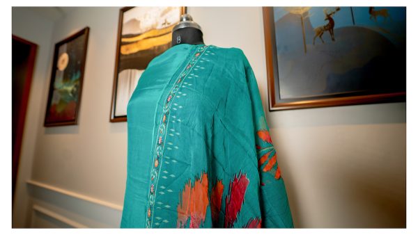 Bloom – Brocade & Chiffon Fusion - Image 4