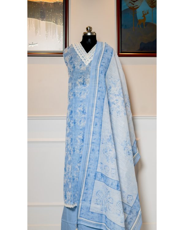 Azure Whisper – Linen Serenity - Image 2