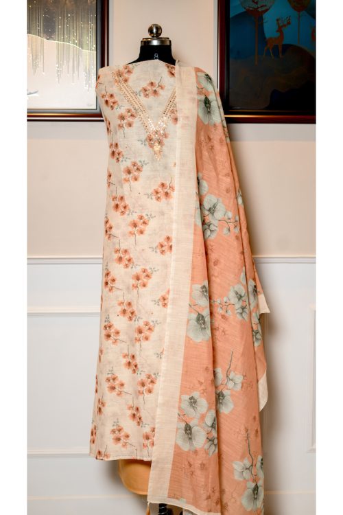 Blush Blossom – Linen & Mul Mul Cotton Elegance