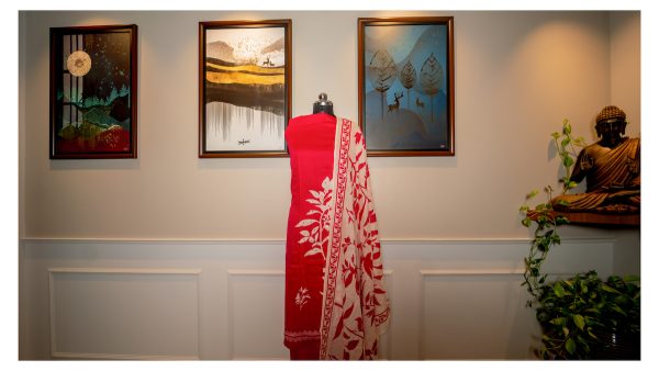 Crimson Dawn – Glace Cotton Serenity - Image 4