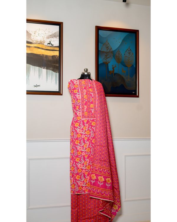 Rosemary Bloom – Mul Cotton Festive Attire