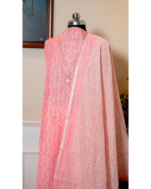 Elegant Linen Fusion Duptta - Image 2