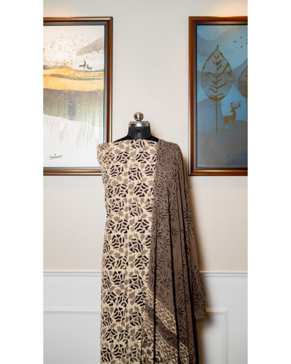 Celestial Echoes – Nepthol Discharge Print Ensemble