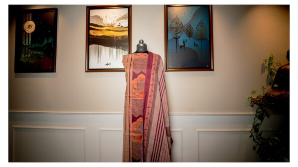 Desert Dusk – Handwoven Cotton Elegance - Image 3