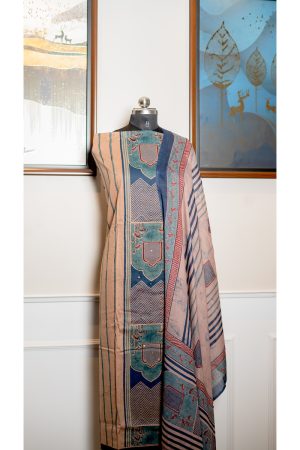 Azure Heritage – Handwoven Cotton Artistry