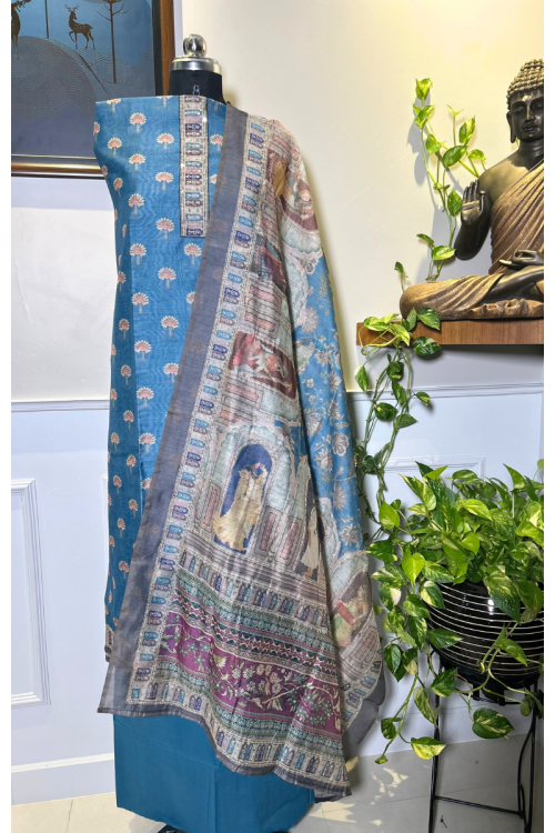 Royal Heritage – Kantha Embroidered Chanderi