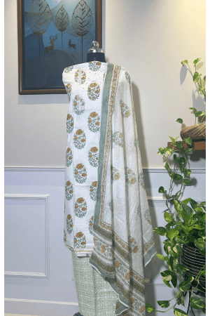 Celestial Heritage – Pure Cotton Ethnic Ensemble
