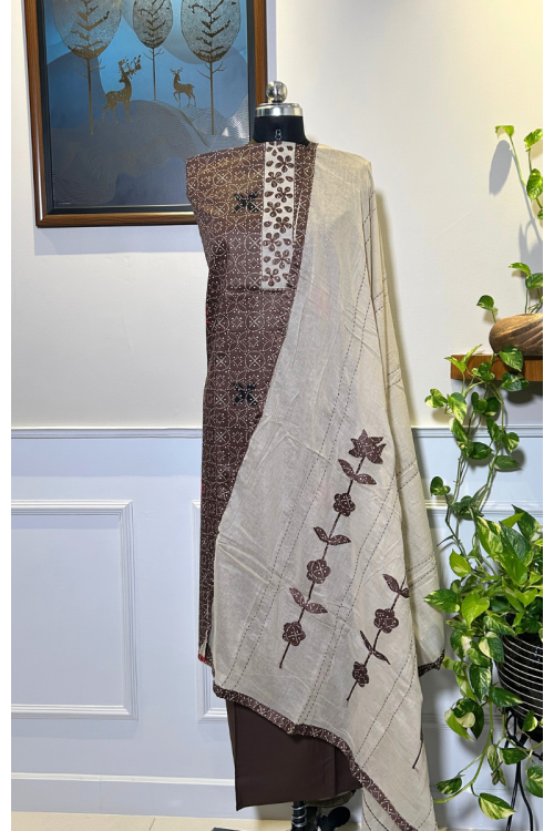 Autumn Blossom – Pure Cotton Ethnic Ensemble