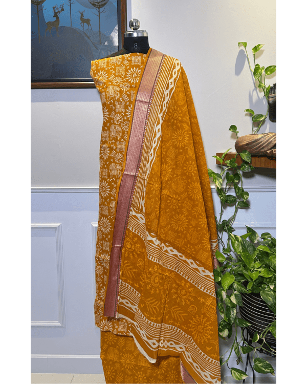 Sunlit Heritage – Pure Cotton Ethnic Elegance